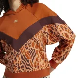 Dámska mikina s kapucňou ADIDAS FARM HOODIE-IV9739-Orange · záber 4