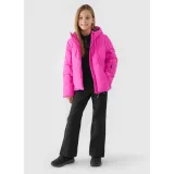 Dievčenské lyžiarske softshellové nohavice 4F JUNIOR TROUSERS FNK-JWAW24TFTRF661-20S-DEEP BLACK · záber 3