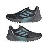 Dámska bežecká trailová obuv ADIDAS Terrex Agravic Flow 2.0 core black dash grey cloud white · záber 4