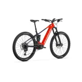 Horský elektrobicykel MONDRAKER Chaser R, flame red midnight blue crystal white · záber 3