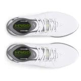Pánske golfové topánky s hrotmi UNDER ARMOUR UA Drive Pro SL Wide white white metallic gun metal · záber 4