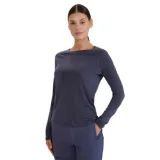 Dámske bežecké tričko s dlhým rukávom 4F LONGSLEEVE FNK-WSS25TFLOF332-22S-ANTHRACITE · záber 1