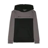 Chlapčenská mikina s kapucňou 4F JUNIOR SWEATSHIRT-JWAW24TSWSM1222-20S-DEEP BLACK · záber 5