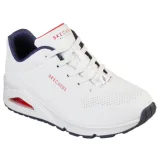 Dámska rekreačná obuv SKECHERS Uno Stand On Air white navy · záber 1