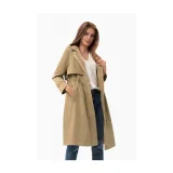 Dámsky kabát VOLCANO BJORK-102-BEIGE · záber 2