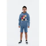 Chlapčenská mikina s kapucňou AUTHORITY H-SKATER90 B blue · záber 3