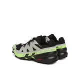 Pánska bežecká trailová obuv SALOMON Speedcross 6 GTX M black alloy green gecko · záber 4