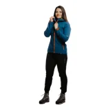 Dámska turistická softshellová bunda NORTHFINDER PATTY-526-inkblue · záber 1