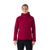 Dámska turistická softshellová bunda NORTHFINDER ASHLEE-510-cherry · záber 2