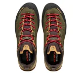 Pánska nízka turistická celokožená obuv TECNICA Sulfur NBK Ms, dark green red · záber 5