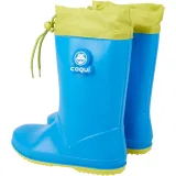 Chlapčenské gumáky COQUI Rainy Collar sea blue citrus flash · záber 3