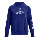 Dámska zateplená tréningová mikina s kapucňou UNDER ARMOUR UA Rival Fleece Graphic Hdy-Royal BLU · záber 5