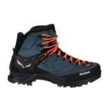 Pánska členková turistická obuv SALEWA Mountain Trainer Mid GTX M dark denim black · záber 1