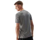 Pánske tréningové tričko s krátkym rukávom 4F TSHIRT FNK-WSS24TFTSM599-27M-COLD LIGHT GREY MELANGE · záber 4