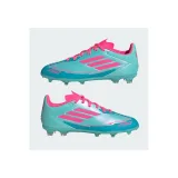 Chlapčenské futbalové kopačky outdoorové ADIDAS F50 League Messi Jr FG MG flash aqua lucid pink lucid cyan · záber 4