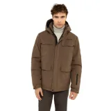 Pánska bunda VOLCANO J-NOEL-500-BROWN · záber 1