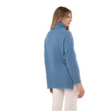 Dámsky sveter VOLCANO S-HEBE-601M-BLUE MEL · záber 4