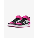 Dievčenská vychádzková obuv NIKE Court Borough Mid 2 Jr white black fierce pink · záber 3