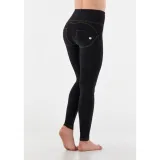 Dámske jeggings nohavice FREDDY WR.UP® skinny high waist push up jeggings in organic fabric-Black · záber 3