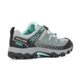 Dievčenská nízka turistická obuv TREZETA Thunder WP Jr grey green · záber 5