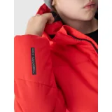 Chlapčenská lyžiarska bunda 4F JUNIOR TECHNICAL JACKET-JWAW24TTJAM534-62S-RED · záber 4