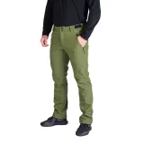 Pánske turistické softshellové nohavice NORTHFINDER MAURO-349olive · záber 2
