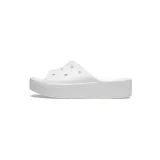 Dámske šlapky (plážová obuv) CROCS Classic Platform Slide white · záber 3