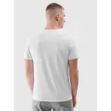 Pánske tréningové tričko s krátkym rukávom 4F TSHIRT FNK M1343-10S-WHITE · záber 3