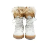 Dámske členkové zimné topánky MOON BOOT LTRACK MONACO LOW WP, 002 white · záber 2
