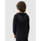 Chlapčenská mikina s kapucňou 4F JUNIOR SWEATSHIRT-JWMM00TSWSM1292-21S-BLACK · záber 3