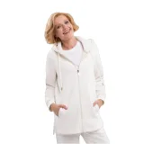 Dámska zateplená mikina so zipsom VOLCANO B-FLOFI-101-CREAM · záber 1