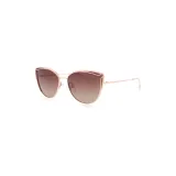 Slnečné okuliare H.I.S. POLARIZED HPS14102-2, rose, brown gradient POL, 59-17-142 · záber 1