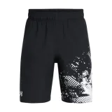 Chlapčenské tréningové kraťasy UNDER ARMOUR UA Tech Woven Graphic Short-BLK · záber 1