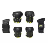 Chlapčenský chrániče na korčule FILA SKATES JR BOY FP GEARS BLK YELLO · záber 1