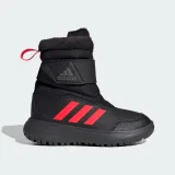 Chlapčenské vysoké zimné topánky ADIDAS Winterplay core black solar red iron metalic · záber 2