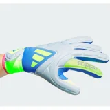 Pánske futbalové brankárske rukavice ADIDAS Copa League GL blue fusion halo blue lucid lemon · záber 2