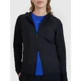 Dámska tréningová mikina so zipsom 4F SWEATSHIRT FNK F486-20S-DEEP BLACK · záber 3