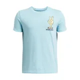 Chlapčenské tričko s krátkym rukávom UNDER ARMOUR UA B PEACE LOVE UA SS-BLU · záber 1