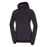 Dámska turistická mikina so zipsom NORTHFINDER MARCELLA-411greyblack · záber 4