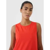 Dámske tréningové tričko bez rukávov 4F SLEEVELESS FNK-RSS25TFSLF415-62S-RED · záber 2