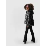 Dievčenská bunda 4F JUNIOR DOWN JACKET-JAW23TDJAF267-21S-BLACK · záber 5
