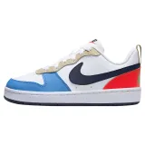 Chlapčenská rekreačná obuv NIKE Court Borough Low Recraft Jr white light crimson blue beyond thunder blue · záber 2